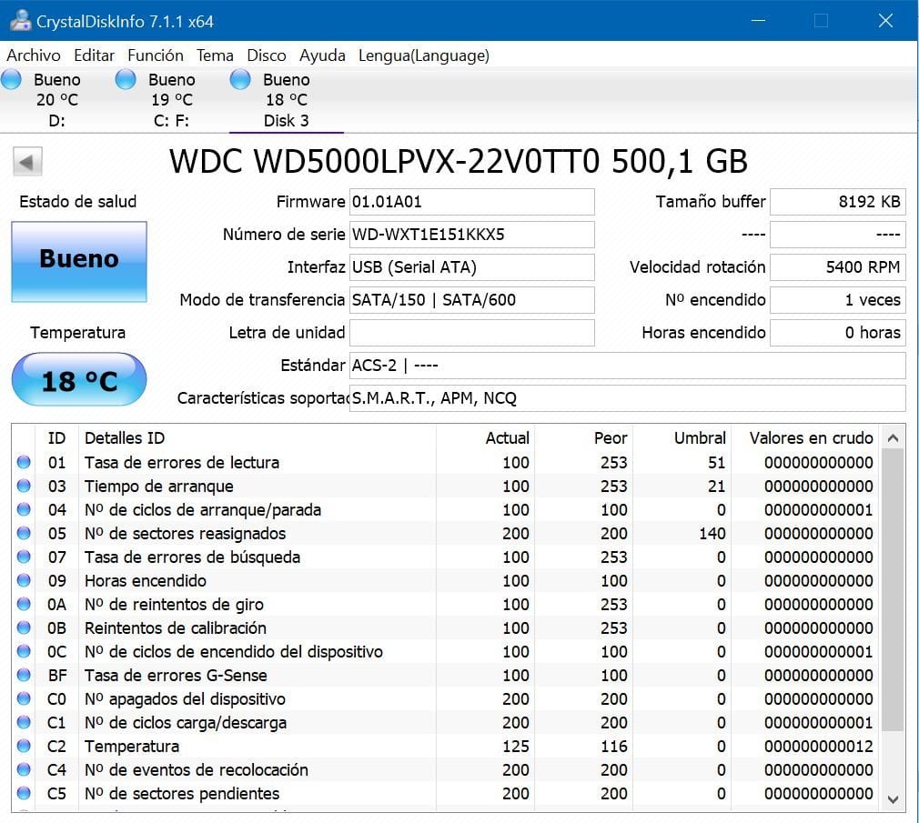 Disco duro 500GB 2.5" Western Digital WD5000LPVX (notebook) — miniatura 2