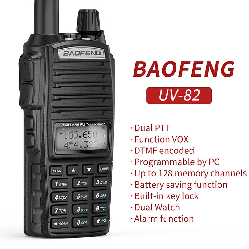 Radio Transmisor Walkie Talkie Baofeng Uv-82