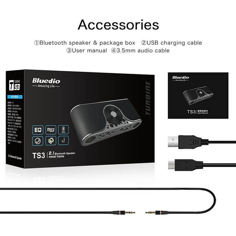 Parlante Bluetooth Bluedio Ts3 — miniatura 2