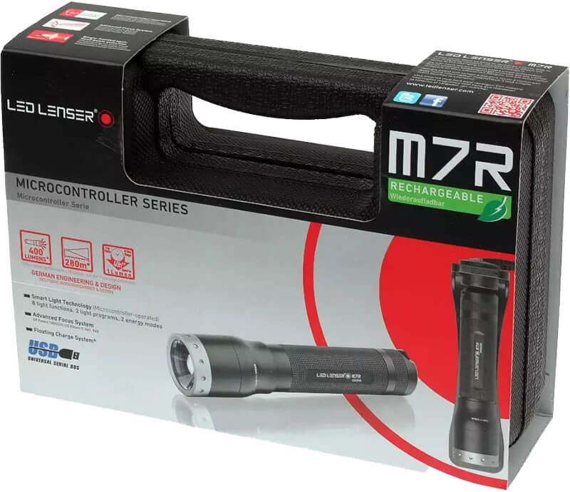 Linterna Led Lenser M7R 400 Lumenes