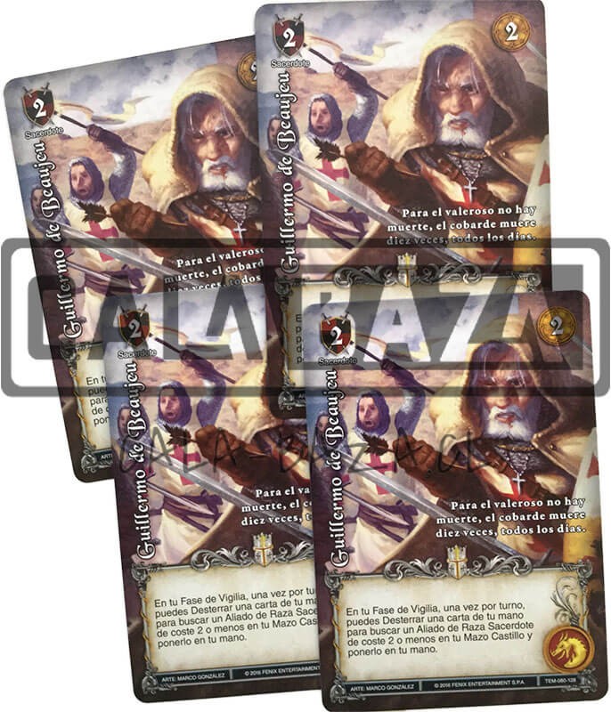 Guillermo de Beaujeu - Templarios — miniatura 2